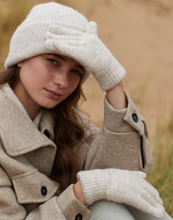 Cosy Ribbed Cuff Gloves - Image 2
