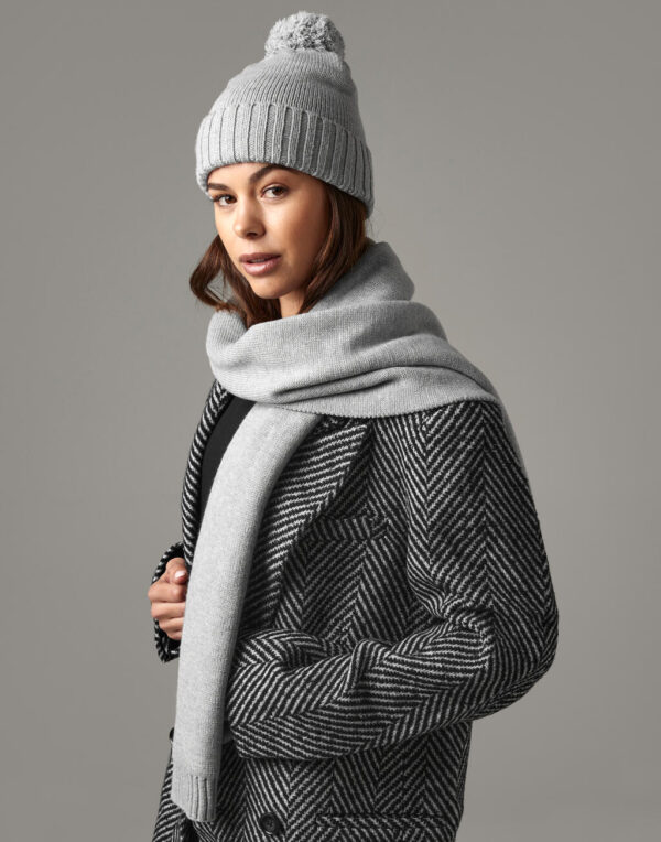 Knitted Scarf and Beanie Gift Set - Image 2