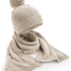 Knitted Scarf and Beanie Gift Set - Image 3
