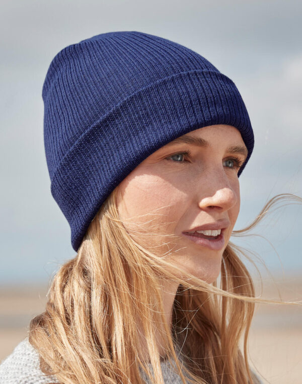 Organic Cotton Fine Knit Beanie - Image 2